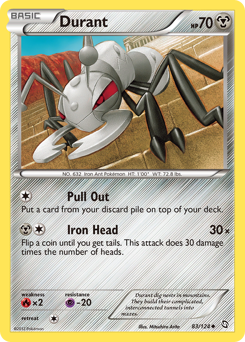 Durant, Dragons Exalted #83, Pokémon TCG card