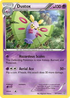 Dustox, Dragons Exalted #47, Pokémon TCG card