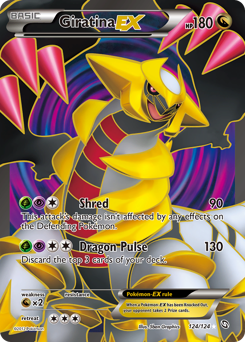 Giratina-EX, Dragons Exalted #124, Pokémon TCG card