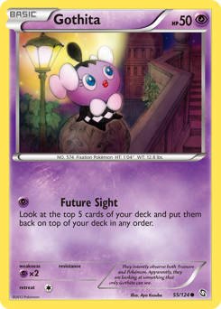 Gothita, Dragons Exalted #55, Pokémon TCG card