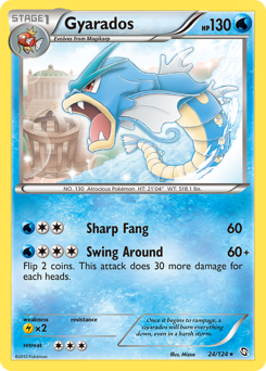 Gyarados, Dragons Exalted #24, Pokémon TCG card