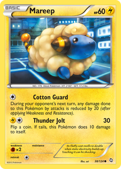 Mareep, Dragons Exalted #38, Pokémon TCG card
