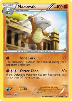 Marowak, Dragons Exalted #61, Pokémon TCG card