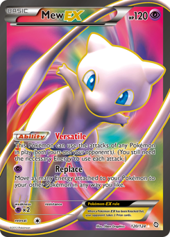 Mew-EX, Dragons Exalted #120, Pokémon TCG card