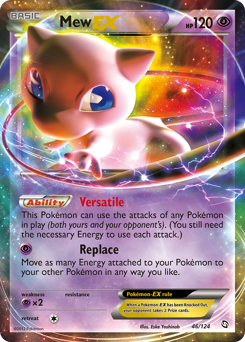 Mew-EX, Dragons Exalted #46, Pokémon TCG card