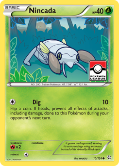 Nincada, Dragons Exalted #10, Pokémon TCG card