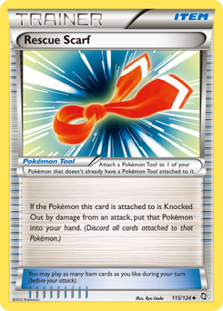 Rescue Scarf, Dragons Exalted #115, Pokémon TCG card