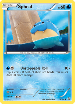 Spheal, Dragons Exalted #29, Pokémon TCG card
