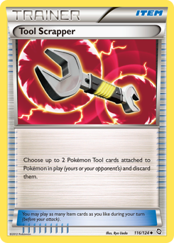 Tool Scrapper, Dragons Exalted #116, Pokémon TCG card