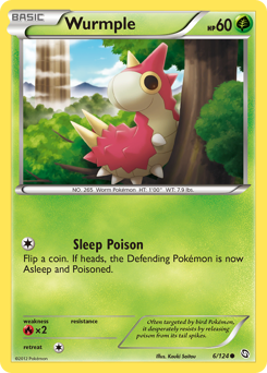 Wurmple, Dragons Exalted #6, Pokémon TCG card