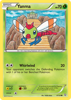 Yanma, Dragons Exalted #4, Pokémon TCG card
