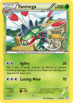 Yanmega, Dragons Exalted #5, Pokémon TCG card