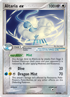 Altaria ex, Emerald #90, Pokémon TCG card