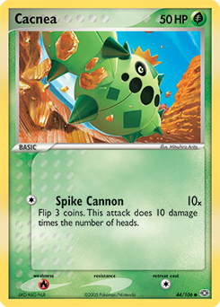 Cacnea, Emerald #44, Pokémon TCG card