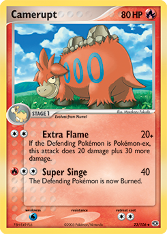 Camerupt, Emerald #23, Pokémon TCG card