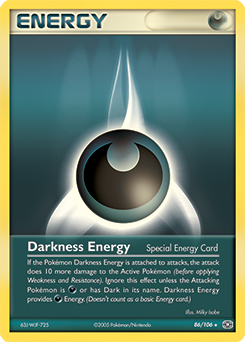 Darkness Energy, Emerald #86, Pokémon TCG card
