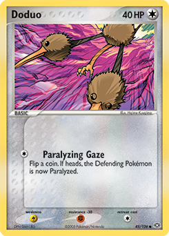 Doduo, Emerald #45, Pokémon TCG card