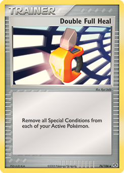 Double Full Heal, Emerald #76, Pokémon TCG card