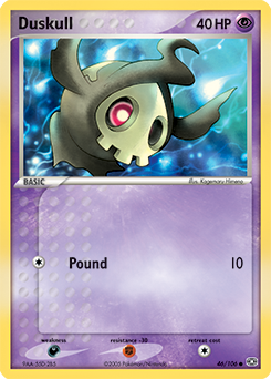 Duskull, Emerald #46, Pokémon TCG card