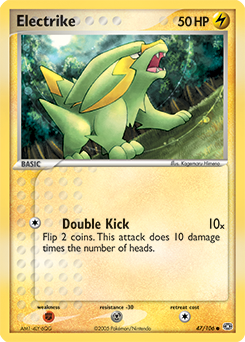 Electrike, Emerald #47, Pokémon TCG card