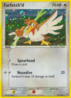 Farfetch'd, Emerald #107, Pokémon TCG card