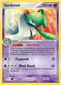 Gardevoir, Emerald #4, Pokémon TCG card
