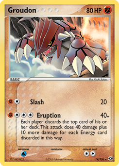 Groudon, Emerald #14, Pokémon TCG card