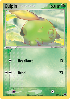 Gulpin, Emerald #51, Pokémon TCG card