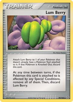 Lum Berry, Emerald #78, Pokémon TCG card
