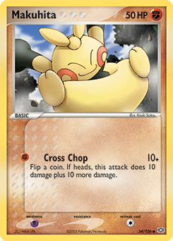 Makuhita, Emerald #54, Pokémon TCG card