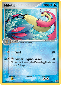 Milotic, Emerald #8, Pokémon TCG card