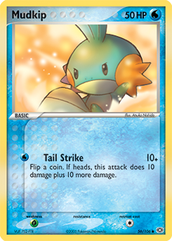 Mudkip, Emerald #56, Pokémon TCG card