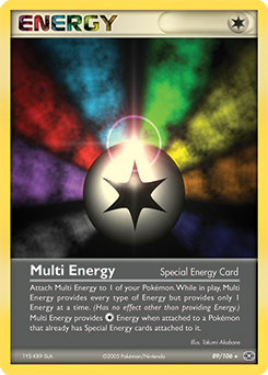 Multi Energy, Emerald #89, Pokémon TCG card