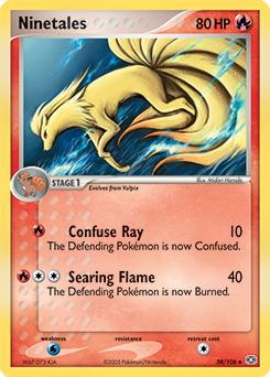 Ninetales, Emerald #38, Pokémon TCG card