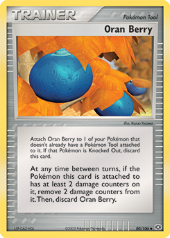 Oran Berry, Emerald #80, Pokémon TCG card