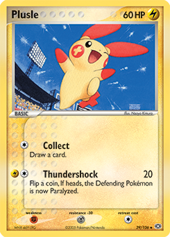 Plusle, Emerald #39, Pokémon TCG card