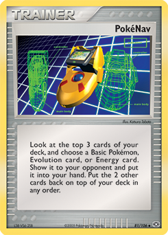 PokéNav, Emerald #81, Pokémon TCG card