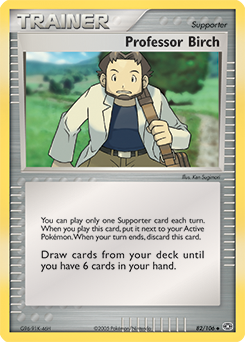 Professor Birch, Emerald #82, Pokémon TCG card