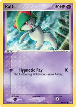 Ralts, Emerald #61, Pokémon TCG card
