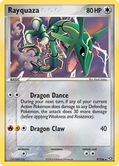 Rayquaza, Emerald #9, Pokémon TCG card