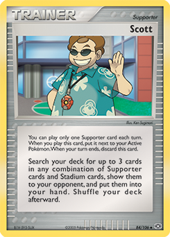Scott, Emerald #84, Pokémon TCG card