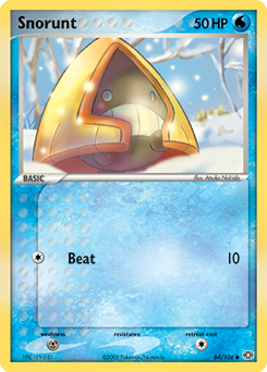 Snorunt, Emerald #64, Pokémon TCG card