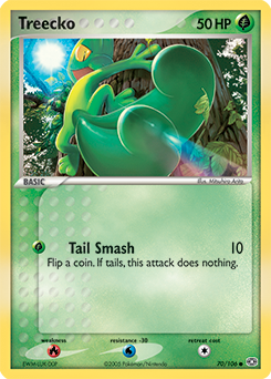 Treecko, Emerald #70, Pokémon TCG card
