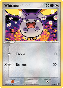 Whismur, Emerald #73, Pokémon TCG card
