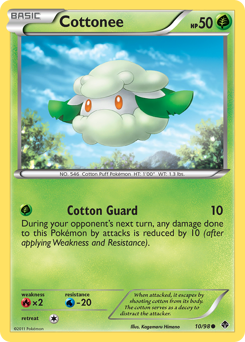 Cottonee, Emerging Powers #10, Pokémon TCG card