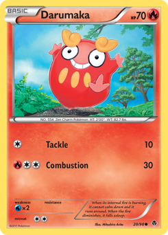 Darumaka, Emerging Powers #20, Pokémon TCG card
