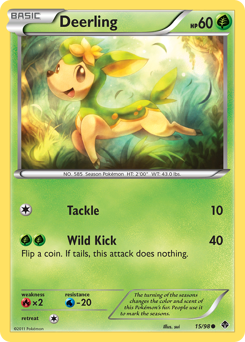 Deerling, Emerging Powers #15, Pokémon TCG card