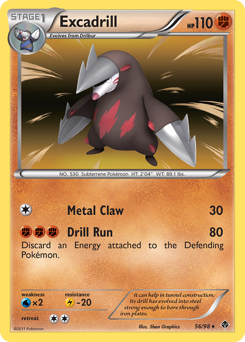 Excadrill, Emerging Powers #56, Pokémon TCG card
