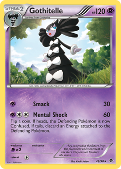 Gothitelle, Emerging Powers #48, Pokémon TCG card