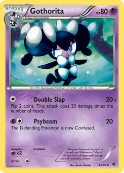 Gothorita, Emerging Powers #45, Pokémon TCG card
